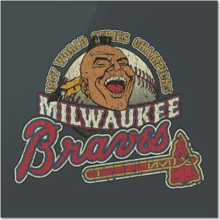 Milwaukee Braves World Champions 1957 Posters and Art